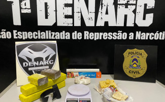 Polícia Civil prende foragido do sistema prisional por suspeita de tráfico de drogas na região Norte de Palmas