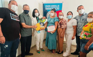 Criança nascida no Hospital Regional de Augustinópolis é nomeada ‘Bebê Prefeito’