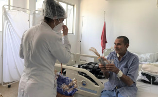 Idosos em tratamento no HRA recebem programação da 1ª Semana de Segurança do Paciente