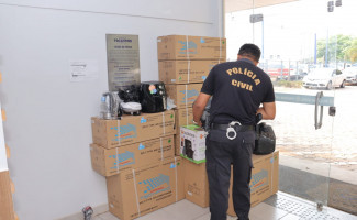 Polícia Civil realiza Operação Frente Fria e recupera eletrodomésticos e eletroportáteis furtados na Capital