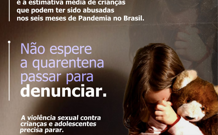 Den&uacute;ncias de viol&ecirc;ncia sexual contra crian&ccedil;as e adolescentes reduz  drasticamente durante a pandemia