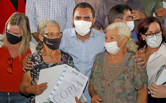 Mais de 500 famílias tocantinenses foram beneficiadas com a regularização fundiária de imóveis rurais no Tocantins, em um ano da Gestão Wanderlei Barbosa