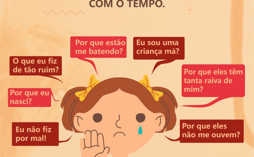 A violência doméstica infantil deixa marcas e causam impactos emocionais graves