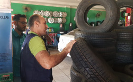 Agência de Metrologia Estadual orienta motoristas a redobrarem cuidados com pneus no período chuvoso
