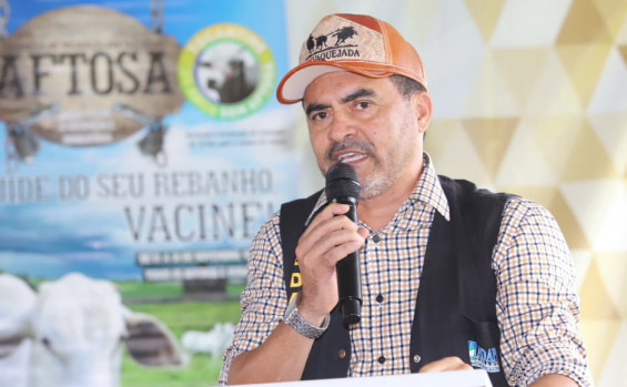 Governador Wanderlei Barbosa destaca importância do status de Estado livre de febre aftosa durante abertura de campanha de vacinação