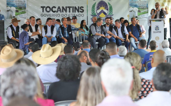 Governador Wanderlei Barbosa destaca importância do status de Estado livre de febre aftosa durante abertura de campanha de vacinação