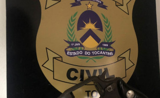 Em Guaraí, Polícia Civil prende homem por violência doméstica, tráfico de drogas e posse ilegal de arma de fogo  