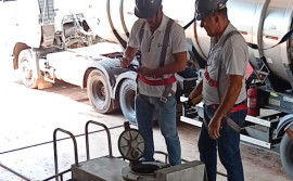 Metrologia realiza primeira verificação em veículos-tanques rodoviários