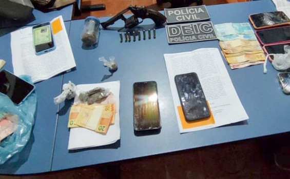 Operação da Polícia Civil prende integrantes de facção criminosa suspeitos de cometer homicídios e tráfico de drogas em Formoso do Araguaia