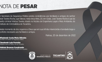Nota de Pesar - José Taveira Rocha