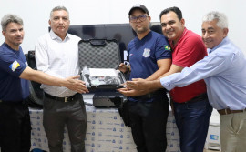 Seciju entrega equipamentos de multimídia para aparelhamento das unidades socioeducativas da região norte