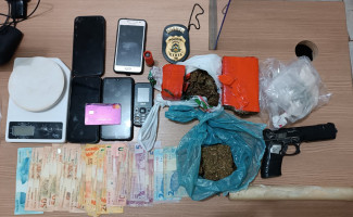 Polícia Civil deflagra operação contra à criminalidade e prende três pessoas por tráfico de drogas no sudeste do Estado