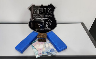 Em Gurupi, Polícia Civil prende dois homens por tráfico de drogas e apreende entorpecentes 