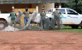Naturatins realiza patrulhamento aquático na região do Parque Estadual do Cantão