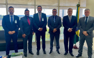 Em Brasília, Secretário Wlademir Costa se reúne com novo Secretário Nacional de Segurança Pública, Tadeu Alencar