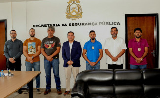 Secretário Wlademir recebe equipe da PC-DF que atuou em operação policial no Tocantins