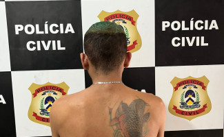Em Gurupi, Polícia Civil prende homem por tentativa de homicídio, tráfico de drogas e posse ilegal de arma de fogo