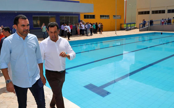 Governador Wanderlei Barbosa anuncia inauguração da Escola de Tempo Integral Domingos da Cruz Machado, em Araguaína, para fevereiro