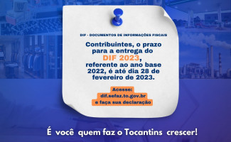 A Declaração anual do DIF  começa a ser entregue amanhã.