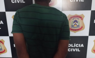 Em Arapoema, homem suspeito de furtar aparelhos de transmissão de sinal de uma estação de rádio é preso pela Polícia Civil