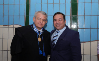 Secretário Wlademir Costa marca presença em posses do TJ e TCE