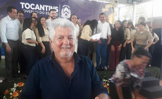 Presidente da ATR participa de aula inaugural de escola em Taquaruçu