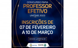Unitins abre inscrição para concurso de professores