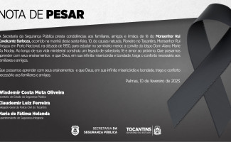 Nota de Pesar - Monsenhor Rui Cavalcante