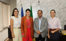 Governo do Tocantins recebe representantes de indústria de confecção que irá gerar 70 novos empregos diretos