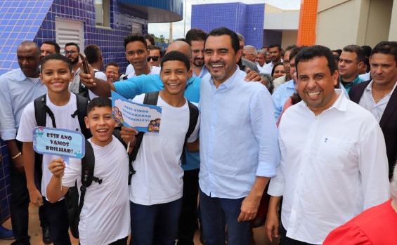 Em Araguaína, Wanderlei Barbosa inaugura Escola de Tempo Integral orçada em R$ 22 milhões para 750 alunos