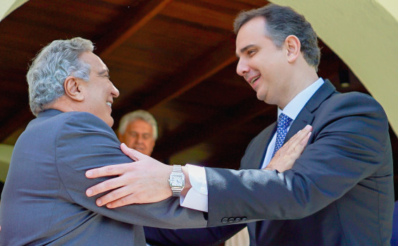 Vice-governador Laurez Moreira se reúne com presidentes da Câmara, Arthur Lira e do Senado, Rodrigo Pacheco, em Brasília