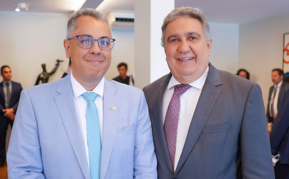 Vice-governador Laurez Moreira se reúne com presidentes da Câmara, Arthur Lira e do Senado, Rodrigo Pacheco, em Brasília