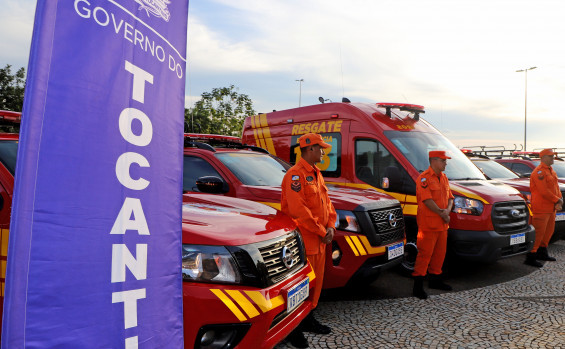 Governador Wanderlei Barbosa entrega R$ 3,5 milhões em viaturas e equipamentos ao Corpo de Bombeiros