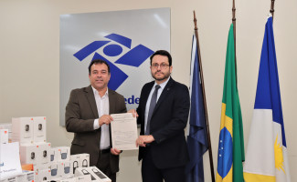 SSP recebe doação de equipamentos eletrônicos apreendidos pela Receita Federal