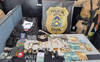 Em operação conjunta, Polícias Civil e Militar prendem quatro homens por associação criminosa armada em Dianópolis