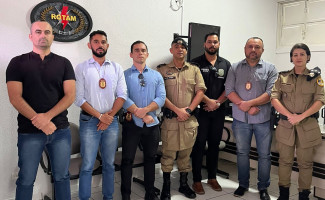 5ª Delegacia Regional de Polícia Civil recepciona novo comandante do 8º Batalhão da Polícia Militar de Paraíso do Tocantins