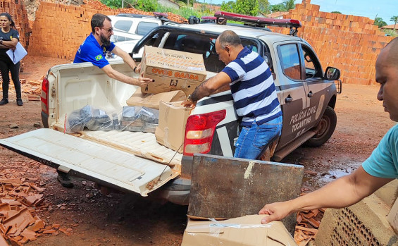 Polícia Civil promove a incineração de mais de 120 kg de substâncias entorpecentes em Guaraí