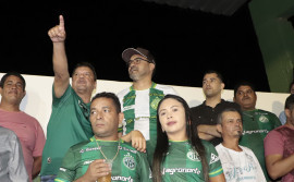 Governador Wanderlei Barbosa prestigia participação do Tocantinópolis na Copa do Brasil
