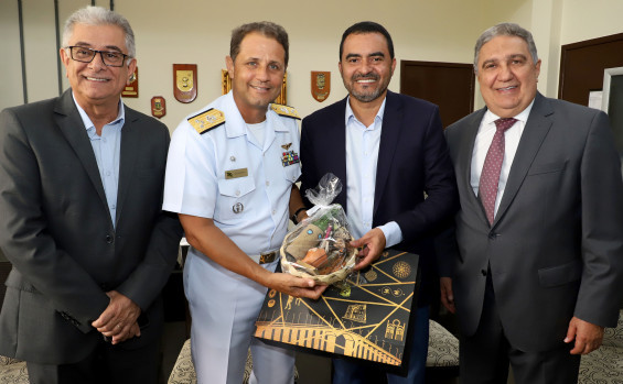 Governador Wanderlei Barbosa recebe, da Marinha, estudo sobre o Lago UHE Lajeado que será usado para fomentar produção e turismo