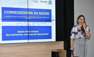 Corregedoria da Saúde promove palestra para servidores