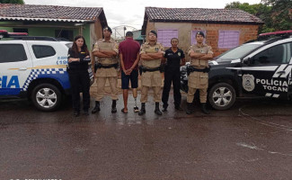 Foragido da Justiça por homicídio é preso pelas Forças de Segurança no Sudeste do Estado