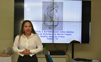 Hospital e Maternidade Dona Regina promove capacitação sobre método canguru