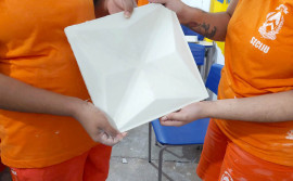 Unidades penais de Palmas e Miranorte ofertam palestra motivacional e oficina de placas decorativas 3D em gesso para custodiadas
