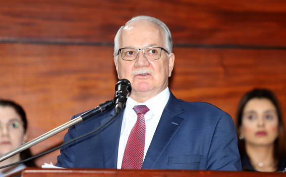 Governador Wanderlei Barbosa prestigia evento da OAB em Palmas e palestra do ministro do STF, Edson Fachin