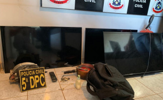 Em Palmas, Polícia Civil recupera vários produtos roubados e indicia suspeito de praticar furtos na região sul da cidade
