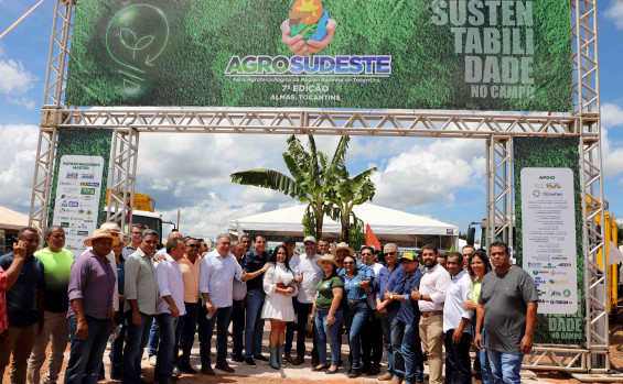 Governador Wanderlei Barbosa participa da abertura da Agrosudeste e destaca ações do Estado para consolidar avanços no campo