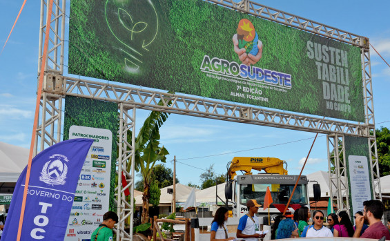 Com o apoio do Governo do Tocantins, expositores da agricultura familiar e produtores rurais participam da Agrosudeste 