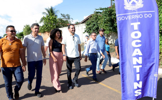 Em Juarina, governador Wanderlei Barbosa inaugura pavimentação asfáltica e destacamento da Polícia Militar e prestigia Festa do Milho