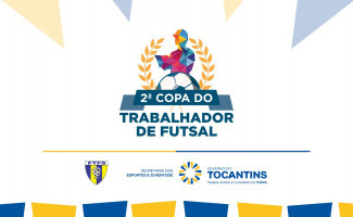Em Araguaína, Governo do Tocantins realiza jogos da Copa do Trabalhador de Futsal