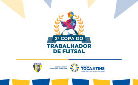 Em Araguaína, Governo do Tocantins realiza jogos da Copa do Trabalhador de Futsal